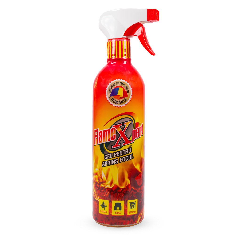 FlameXpert® - Gel pentru aprins focul, 750ml