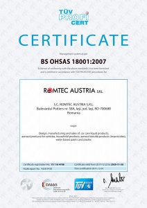BS OHSAS Certificate, 18001:2007, TÜV Hessen